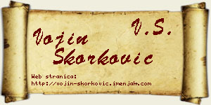 Vojin Skorković vizit kartica